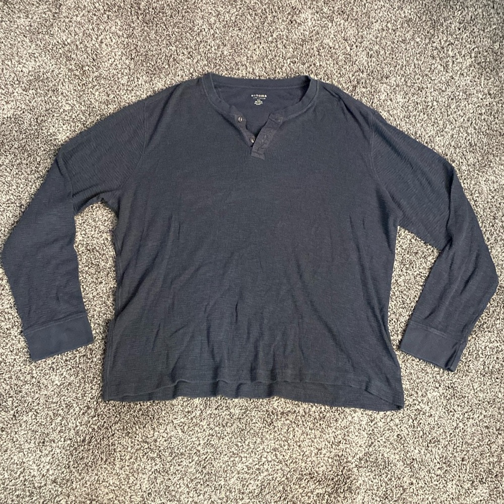 Sonoma men’s long sleeve grey top